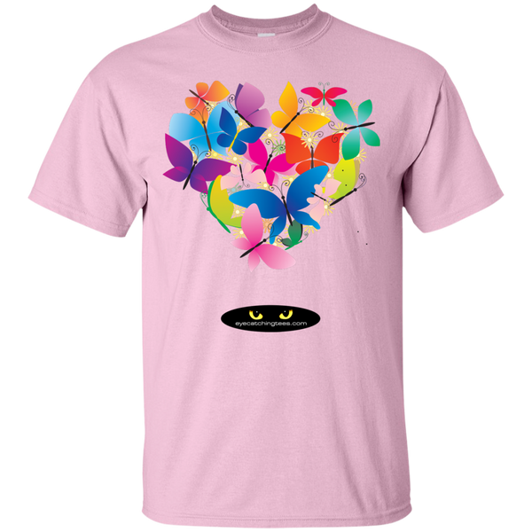 Heart Shaped Butterflies -  Ultra Cotton Tee