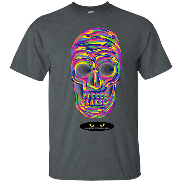 VERY Colorful Skull - Custom Ultra Cotton T-Shirt