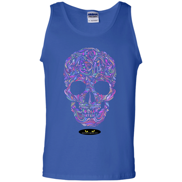 Colorful Skull - 100% Cotton Tank Top