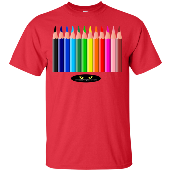 Hot Colored Pencils - Ultra Cotton T-Shirt