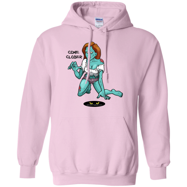 Zombie Girl Pullover Hoodie 8 oz