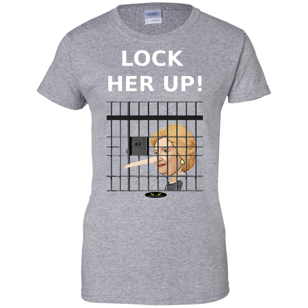 LOCK HER UP! - Ladies' 100% Cotton Tee