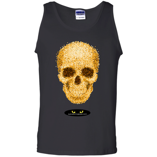 Golden Skull - 100% Cotton Tank Top