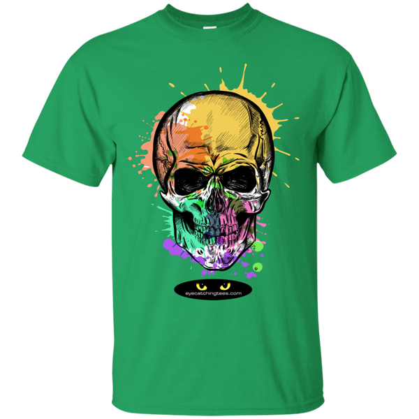 Water Color Designer Skull - Ultra Cotton Tee