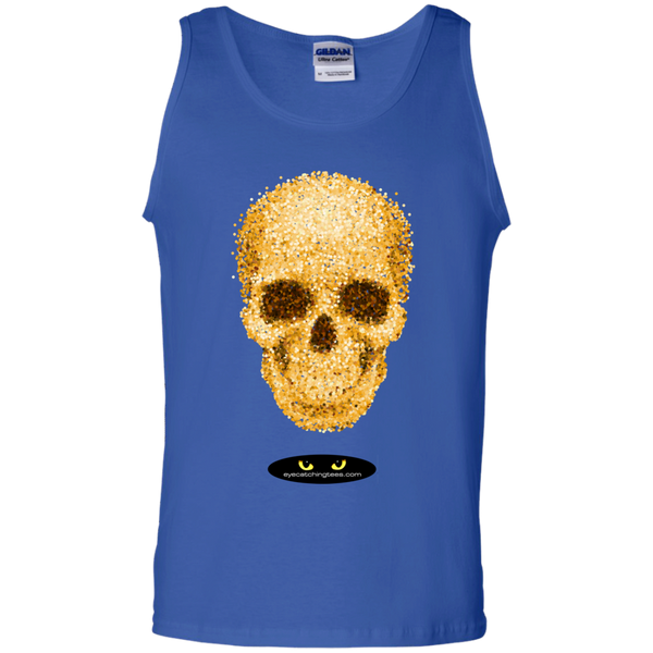 Golden Skull - 100% Cotton Tank Top