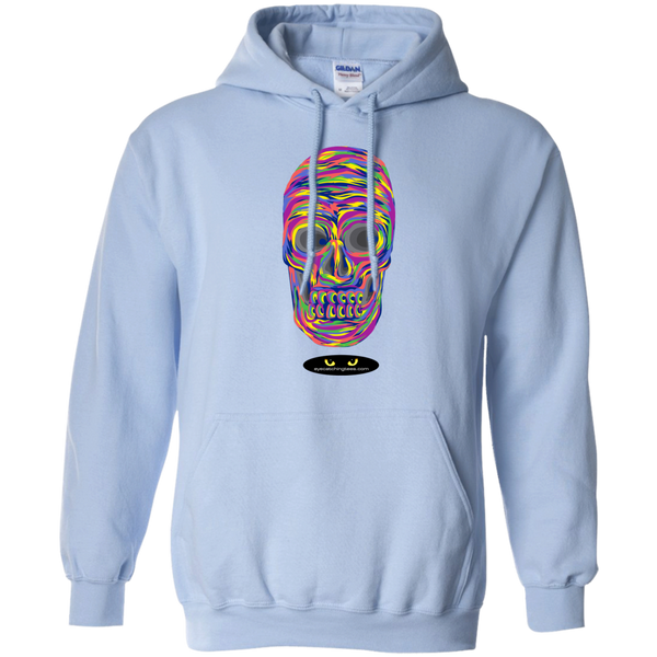 VERY Colorful Skull - Pullover Hoodie 8 oz