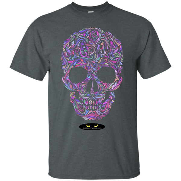 Colorful Skull Designed - Custom Ultra Cotton T-Shirt