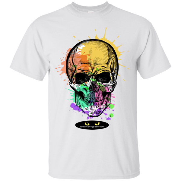 Beautiful Watercolor Skull - Custom Ultra Cotton T-Shirt