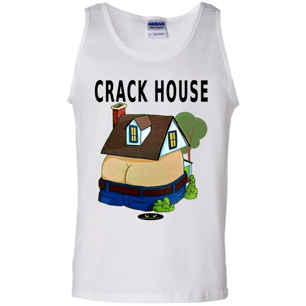 CRACK HOUSE - 100% Cotton Tank Top