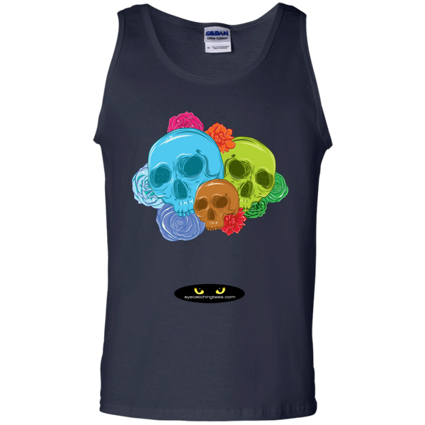 Skulls & Roses - 100% Cotton Tank Top