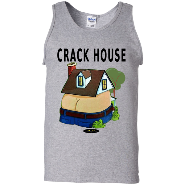 CRACK HOUSE - 100% Cotton Tank Top