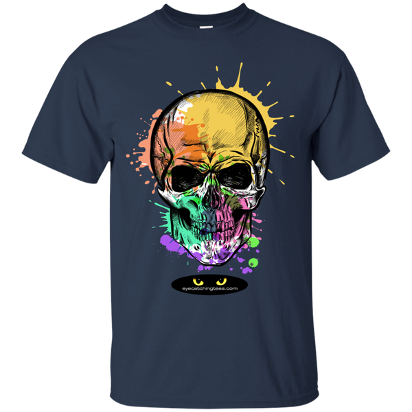 Water Color Designer Skull - Ultra Cotton Tee