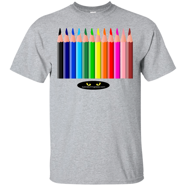 Hot Colored Pencils - Ultra Cotton T-Shirt