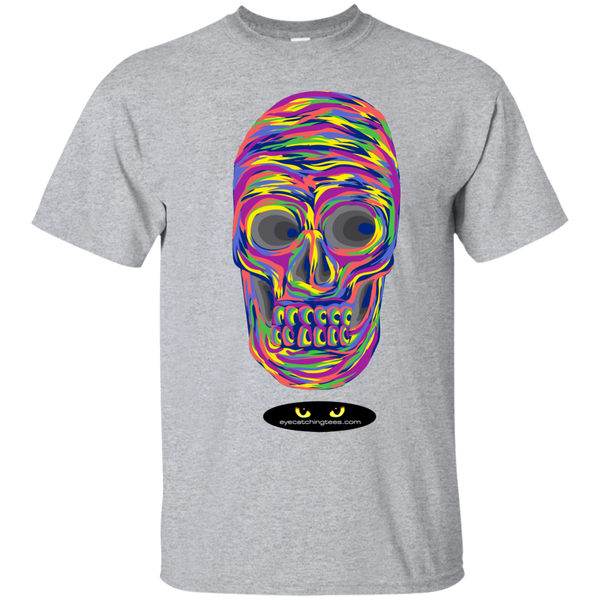 VERY Colorful Skull - Custom Ultra Cotton T-Shirt