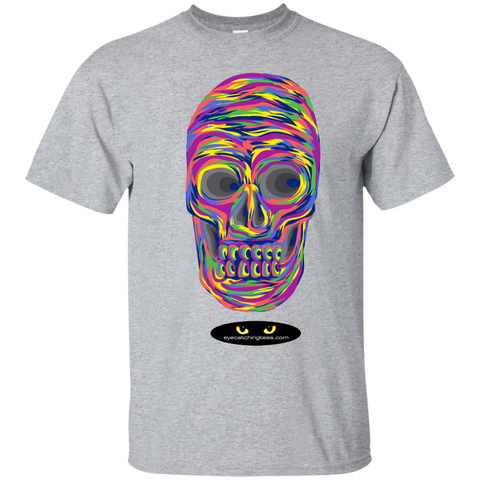 VERY Colorful Skull - Custom Ultra Cotton T-Shirt