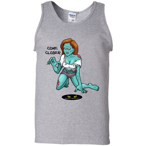 Zombie Girl, Come Closer - 100% Cotton Tank Top