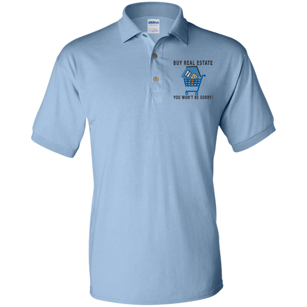 Buy Real Estate! - Unisex Embroidered Polo