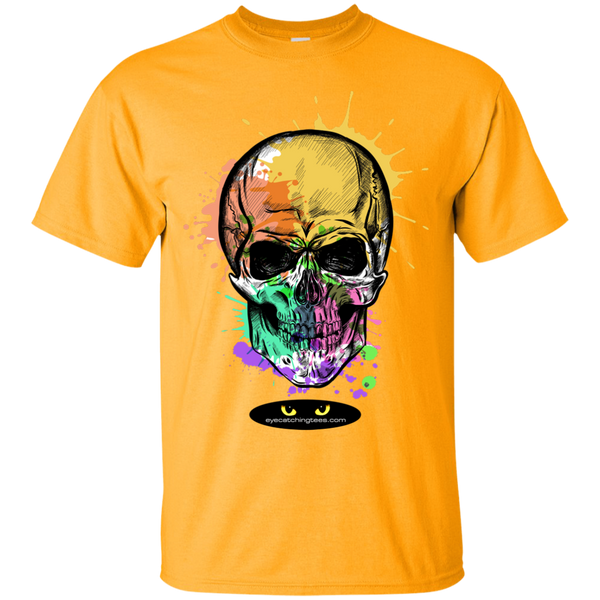 Water Color Designer Skull - Ultra Cotton Tee