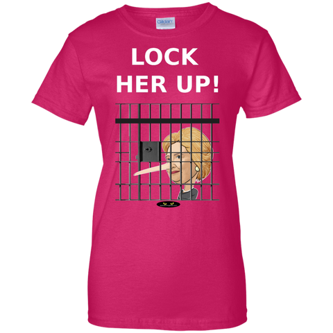 LOCK HER UP! - Ladies' 100% Cotton Tee