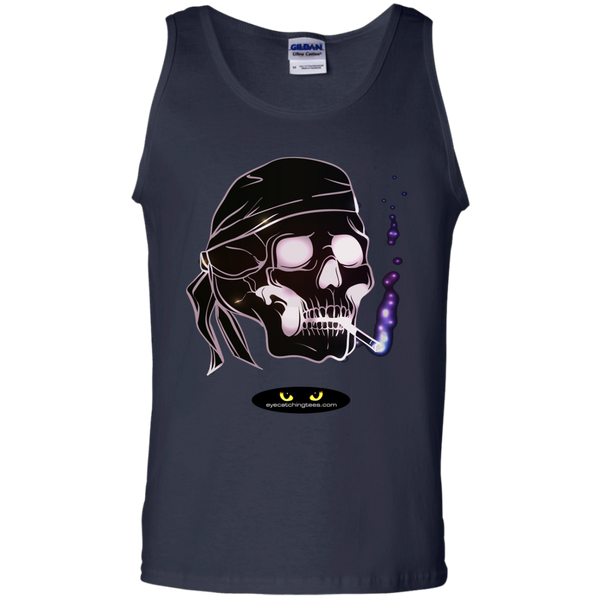 Biker Skull - 100% Cotton Tank Top