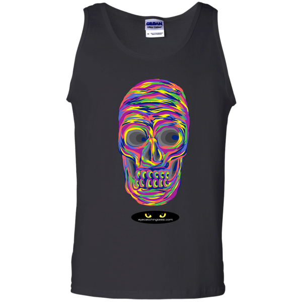 Multi Colored Skull - 100% Cotton Tank Top