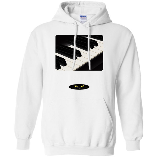 Piano Keys Pullover Hoodie 8 oz