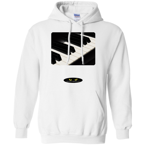 Piano Keys Pullover Hoodie 8 oz