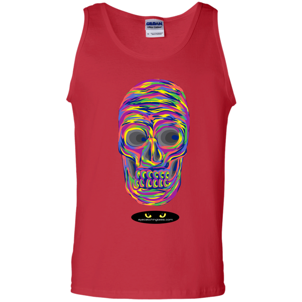 Multi Colored Skull - 100% Cotton Tank Top