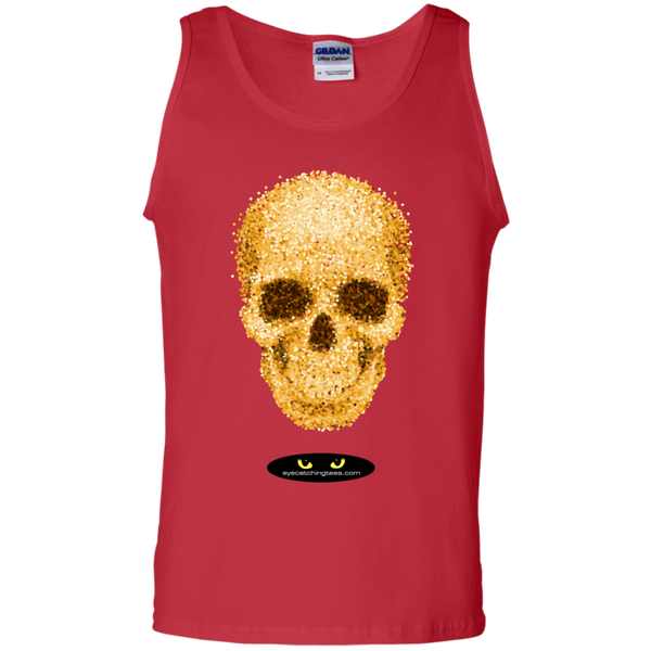 Golden Skull - 100% Cotton Tank Top