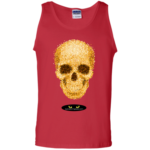 Golden Skull - 100% Cotton Tank Top