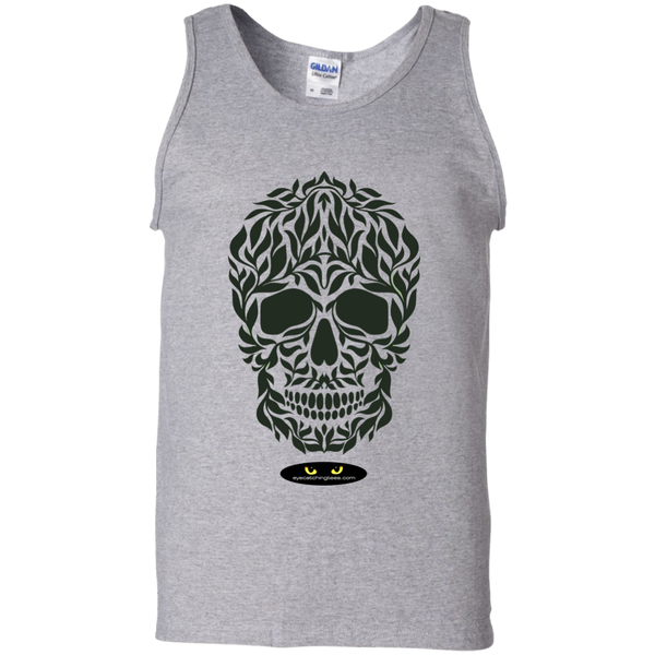 Ornate Skull - 100% Cotton Tank Top