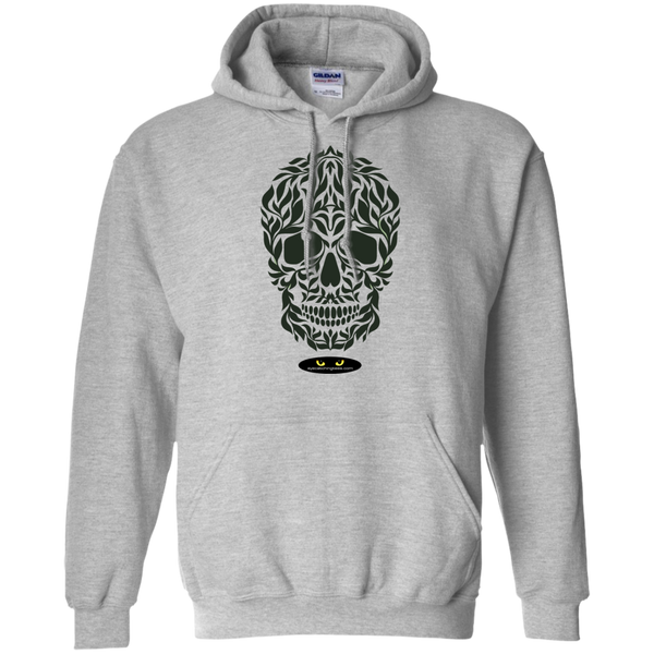 Ornate Skull - Pullover Hoodie 8 oz