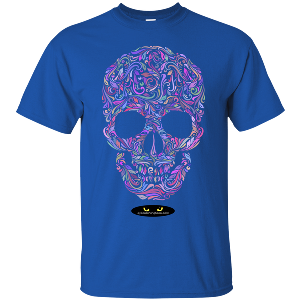 Colorful Skull Designed - Custom Ultra Cotton T-Shirt