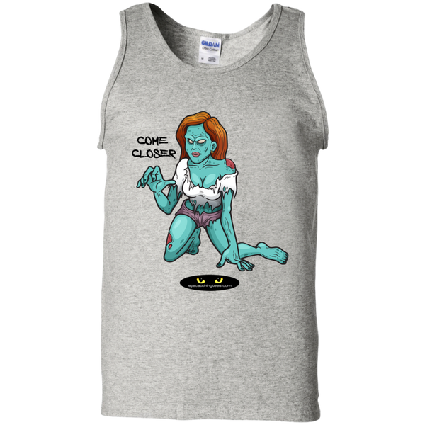 Zombie Girl, Come Closer - 100% Cotton Tank Top