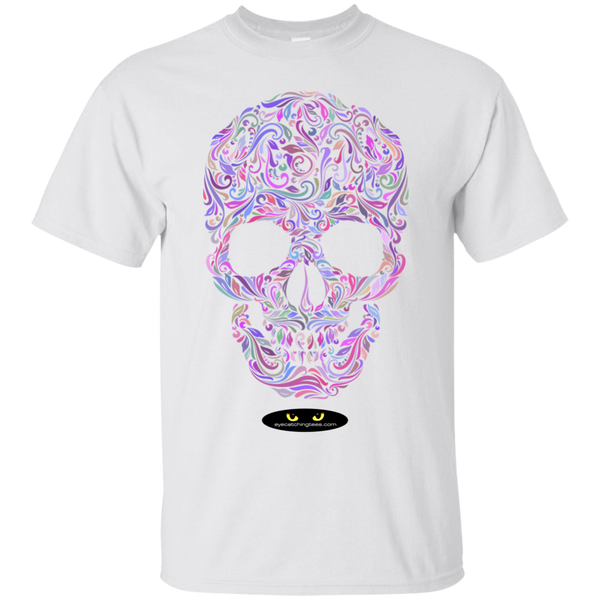 Colorful Skull Designed - Custom Ultra Cotton T-Shirt