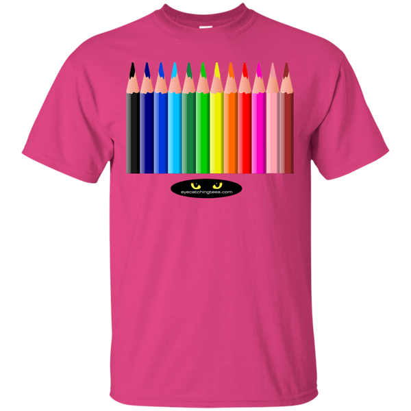 Hot Colored Pencils - Ultra Cotton T-Shirt