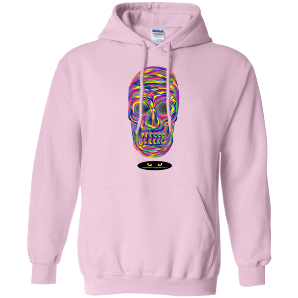 VERY Colorful Skull - Pullover Hoodie 8 oz