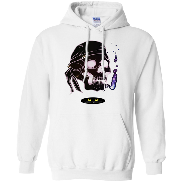 Biker Skull - Pullover Hoodie 8 oz