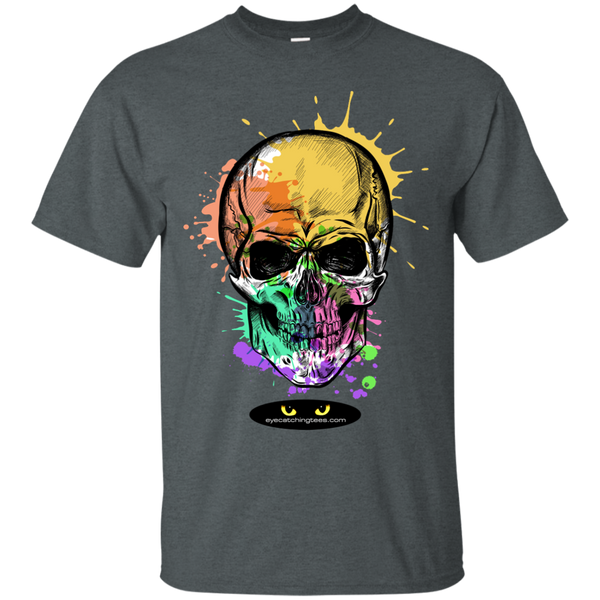 Beautiful Watercolor Skull - Custom Ultra Cotton T-Shirt