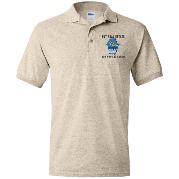 Buy Real Estate! - Unisex Embroidered Polo