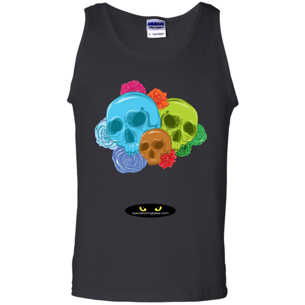 Skulls & Roses - 100% Cotton Tank Top