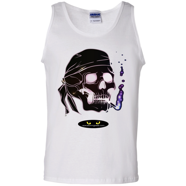 Biker Skull - 100% Cotton Tank Top